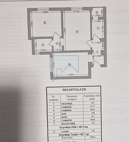 Rahova Vanzare apartament 3 camere